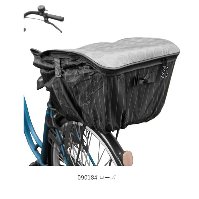 自転車 カゴカバー 後ろ 通販 大きい おしゃれ 後ろカゴ カバー はっ水 撥水 自転車カゴカバー バスケットカバー 2段 2段式 二段 二段式 折りたたみ | ブランド登録なし | 13