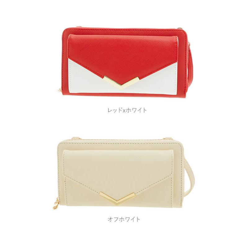 お財布ポシェット ママ 通販 お財布バッグ ショルダー お財布