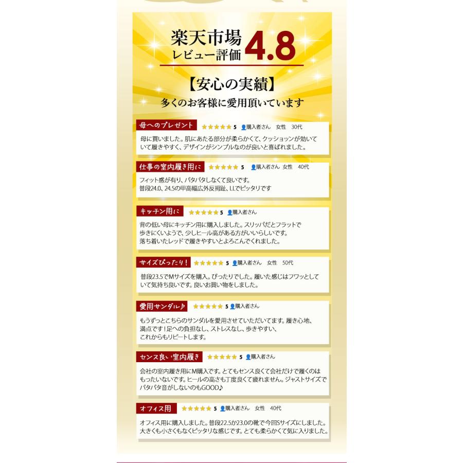 パンジー サンダル 6830 pansy 定番 つっかけ オフィスサンダル 疲れない 室内履き レディース きれいめ 履きやすい 歩きやすい 軽量 疲れにくい ローヒール | PANSY | 06