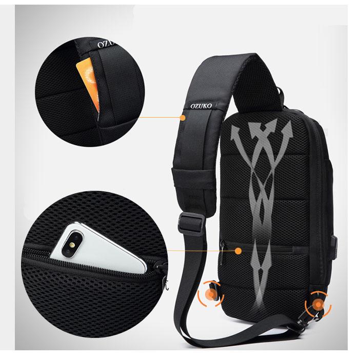 ボディバッグ 通販ボディバッグ メンズ 撥水 かっこいい 横型 ワン