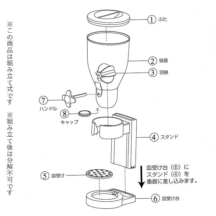 ストッカー 通販ストッカー 収納 フードディスペンサー フード