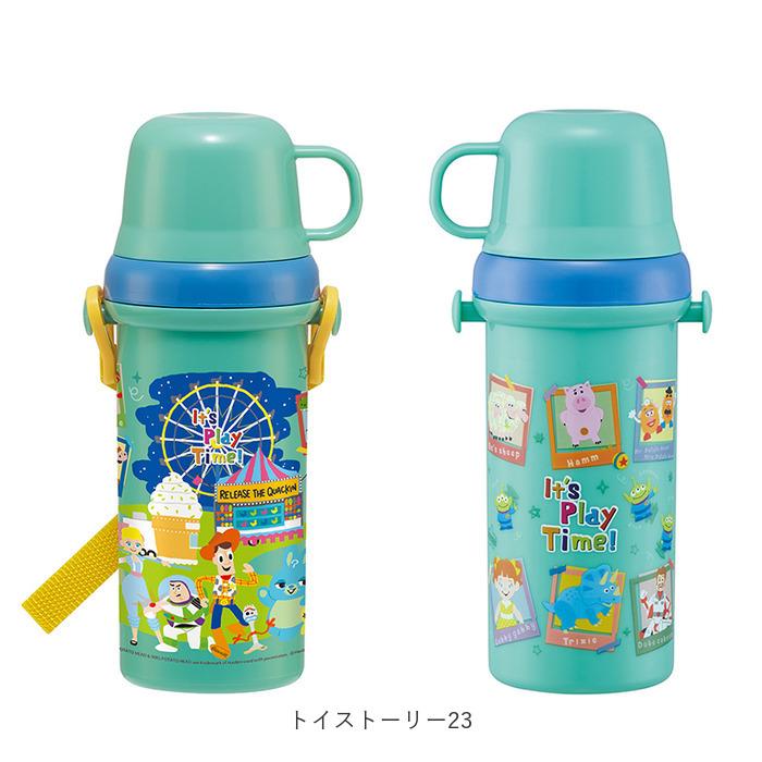 直飲み コップ付 プラ水筒 480ml 水筒 コップ付きプラ水筒 子供用 キッズ こども キャラクターグッズ トイストーリー ミニオンズ プリンセス｜backyard-1｜13