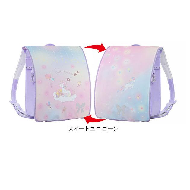ランドセルカバー おしゃれ 男 女 雨用 リフレクター付き リバーシブル 透明 クリア 女の子 男の子 男子 女子 かわいい 汚れ防止 はっ水 撥水 丈夫 | aile | 17