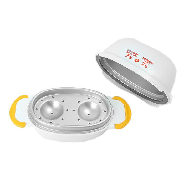 ゆでたまご 通販ゆでたまご 電子レンジ 2個用 レンジでらくチン ゆで卵