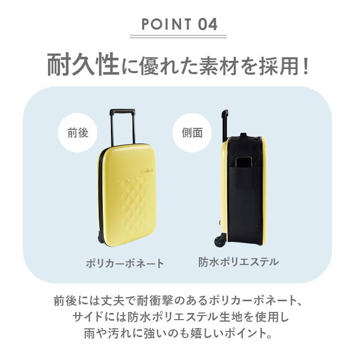 Rollink 通販Rollink ローリンク スーツケース 40L フレックス キャリーケース キャリーバッグ 機内持ち込み キャリーバック 折りたたみ 折り畳み 旅行カバン_14