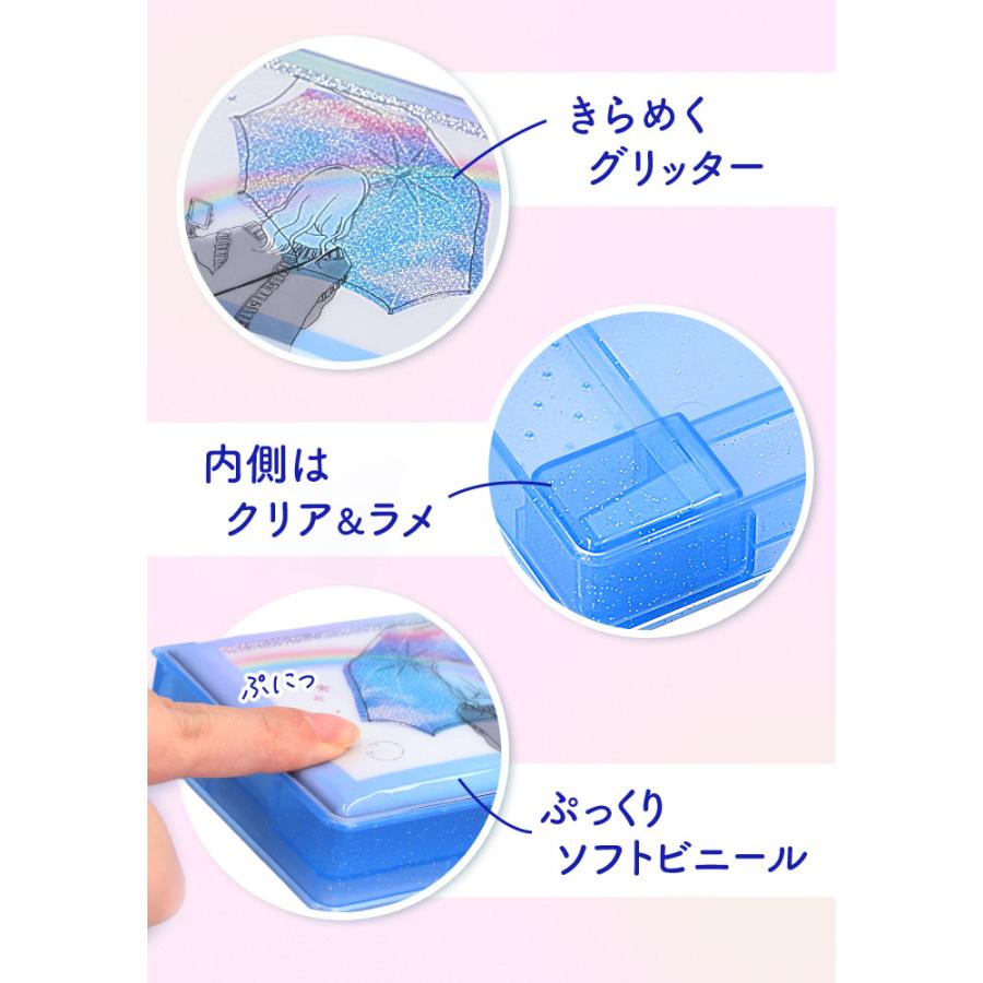 筆箱 女の子 小学生 通販 ペンケース 筆入れ ソフトペンケース 両面 両開き 文房具 可愛い 箱型 ふでばこ 小学生 小学校 入学準備 シンプル 入学祝い | Q-LiA | 18