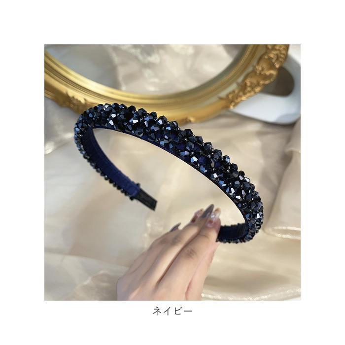 Complex Bizのカチューシャ。　ピンクビージュ、キラキラチャームつき。 カチューシャ キラキラ 通販 大人 痛くない ビジュー ビーズ