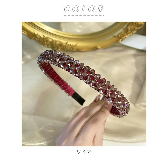 acca ビーズ カチューシャ ヘアアクセ キラキラ acca ビーズカチューシャ ヘアアクセ キラキラ acca（ヘア