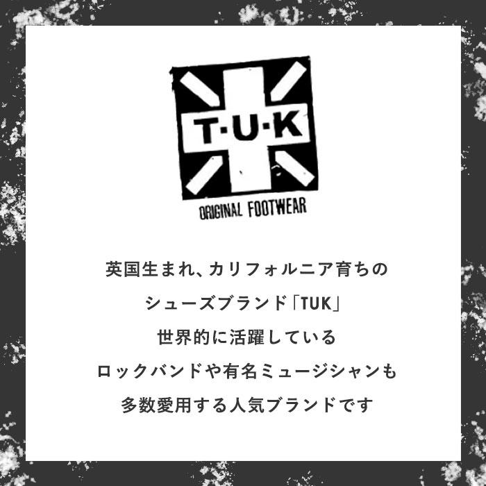 TUK ラバーソール T.U.K おしゃれラバーソール ティーユーケー D-Ring Sneaker 厚底靴 厚底シューズ レースアップシューズ｜backyard-1｜09