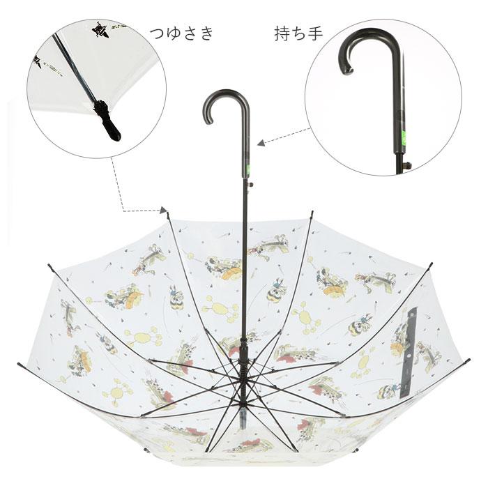 ビニール傘 通販ビニール傘 大きい サイズ 長傘 レディース 60cm 傘 おしゃれ キャラクター プリンセス プーさん アリス ミッキー ディズニー 60センチ カサ か | ブランド登録なし | 02