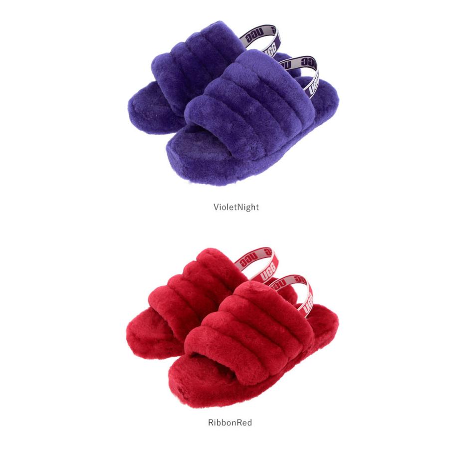 ugg 通販ugg サンダル ファー 好評 フラッフ イヤー スライド