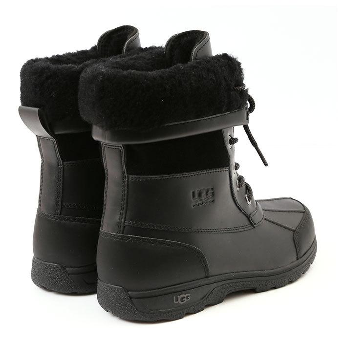 UGG ブーツブラック　ウォータープルーフスノーブーツ27.5㎝　ムートンブーツ UGG ブーツブラック ウォータープルーフスノーブーツ27.5