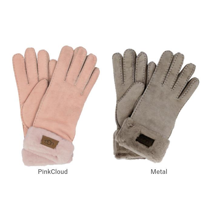 UGG 通販UGG 手袋 レディース 革 シープスキン 折り返し 防寒 冬物