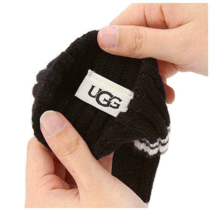 UGG♥ニットウール手袋＆ニット帽　スマホ対応 UGG（アグ） 手袋 レディース 通販 ニット ウール 混 スマホ対応