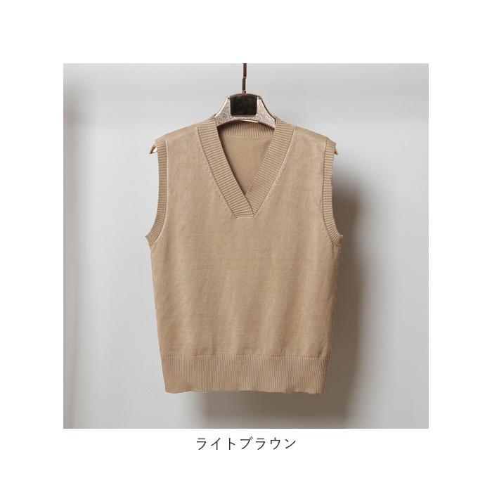 【値下げ】 ベスト ジレ Lサイズ ベスト レディース 秋 通販 ジレ ニットベスト vネック 高校生 制服