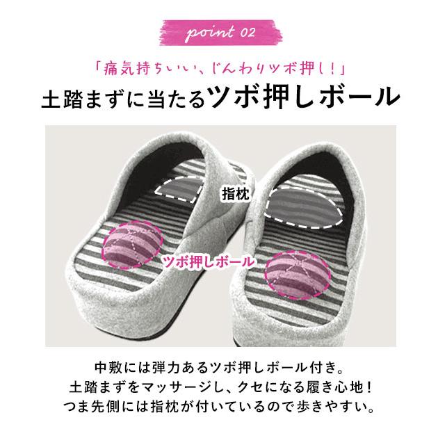 美脚 スリッパ with ウィズ 好評 美脚スリッパ ダイエットスリッパ 健康サンダル 足ツボ ツボ押し つま先立ち 厚底 おしゃれ 土踏まず マッサージ効果 | with（pdc） | 04