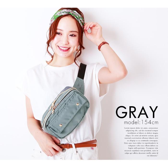 ウエストポーチ レディース おしゃれ 通販 小さめ メンズ 60代 アウトドア スポーツ 軽量 ウエストバッグ ナイロン ワンショルダー ショルダーバッグ | ブランド登録なし | 02