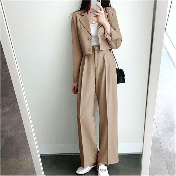 レディース 洗える パンツスーツ セット 通販 ジャケット パンツ