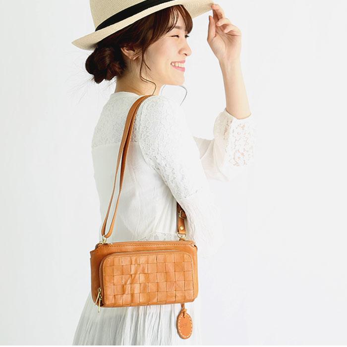 ショルダーバッグ レディース 本革 通販 斜めがけ 革 小さめ お財布ポシェット お財布バッグ お財布ショルダー ブランド Zucchero Filato Zucchero417 Backyard Family バッグタウン 通販 Yahoo ショッピング