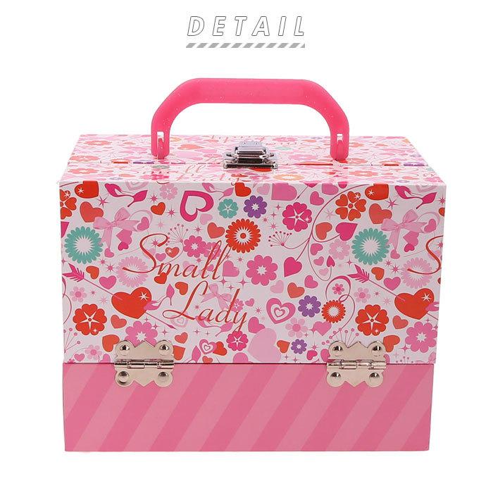 バニティ メイクボックス 通販 3段 スモールレディ かわいい メイクセット キッズ コスメ 化粧 セット メイク メイクアップ こども 子供 子ども 小学生 Backyard Family 通販 Paypayモール