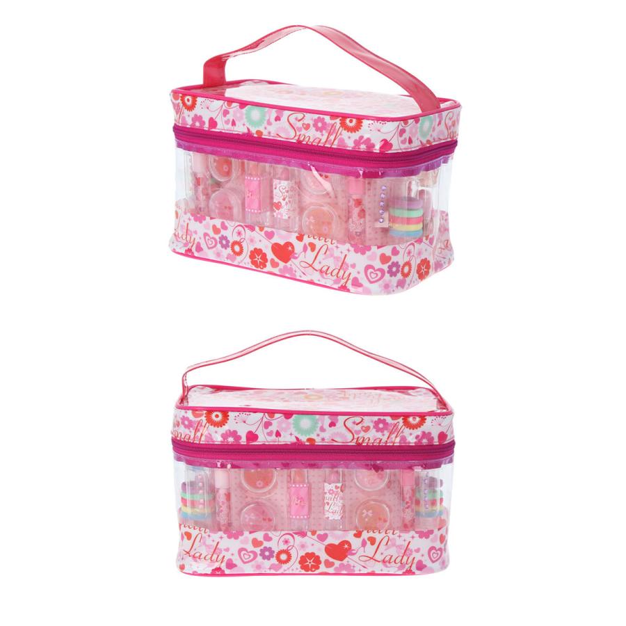 バニティ 通販バニティ メイクボックス ビニール メイクセット キッズ コスメ 化粧 セット メイク メイクアップ こども 子供 子ども 小学生 女の子 化粧品 |  | 04