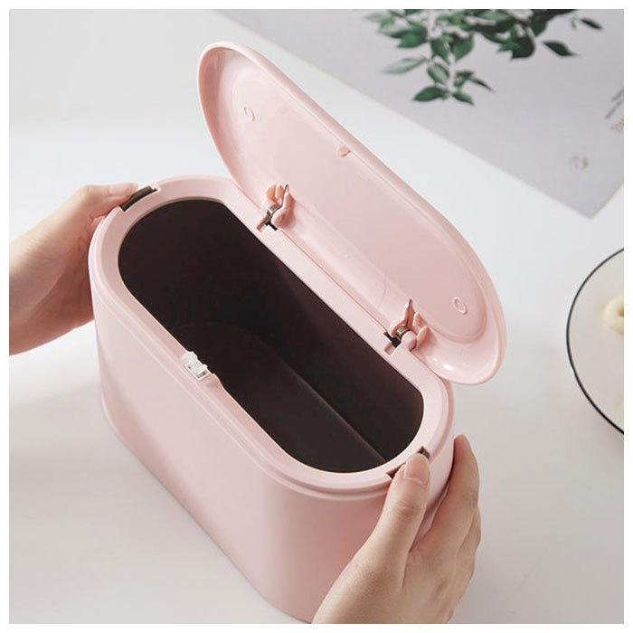 蓋付きゴミ箱 小さい 通販 ふた付き ゴミ箱 スリム 二重構造 二重 北欧 ダストボックス 水洗い ワンタッチ オープン 壁際 フィット 隙間 スキマ 蓋付きゴミ箱 | ブランド登録なし | 07