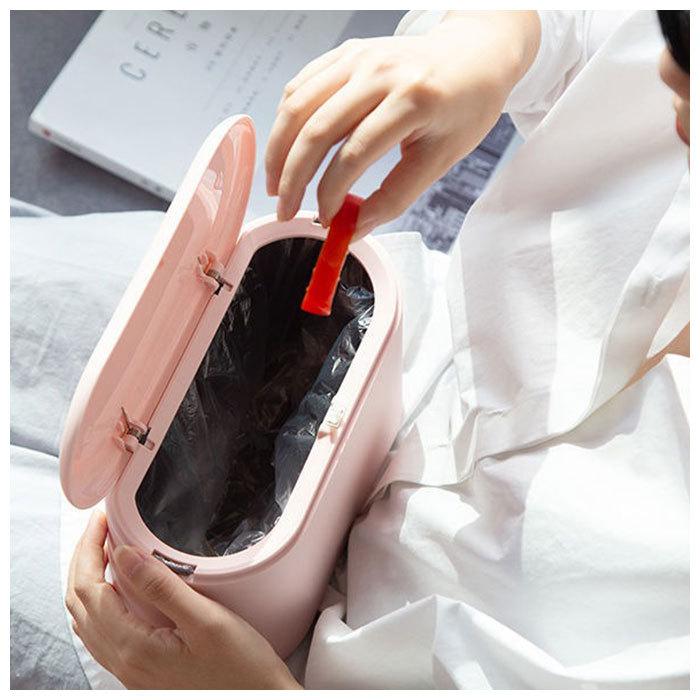 蓋付きゴミ箱 小さい 通販 ふた付き ゴミ箱 スリム 二重構造 二重 北欧 ダストボックス 水洗い ワンタッチ オープン 壁際 フィット 隙間 スキマ 蓋付きゴミ箱 | ブランド登録なし | 08
