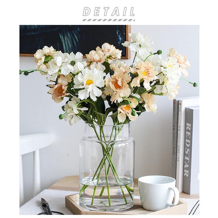 ガラス 花瓶 大型 通販 広口タイプ 広口 花びん フラワーベース 瓶 大きい フラワーポット 花器 ガラス花瓶 円筒 透明 花束 花 かわいい 北欧 一人暮らし Backyard Family 通販 Paypayモール