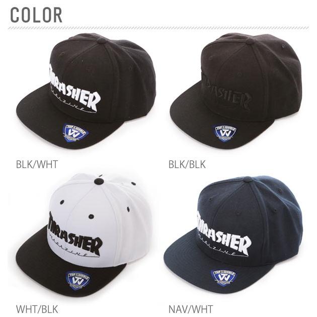 キャップ レディース メンズ 帽子 スラッシャー THRASHER ブランド おしゃれ スナップバック cap スポーツ MAG mag logo cap 平つば スケーター | THRASHER | 07