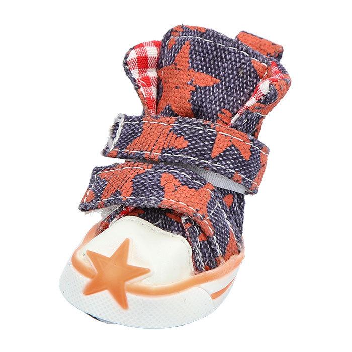 犬 くつ 通販 靴 ドッグ いぬ シューズ スニーカー 小型犬 中型犬 汚れ防止 足裏 肉球保護 ペット 4ピース レッド グリーン ブルー×ブラック 犬 |  | 05