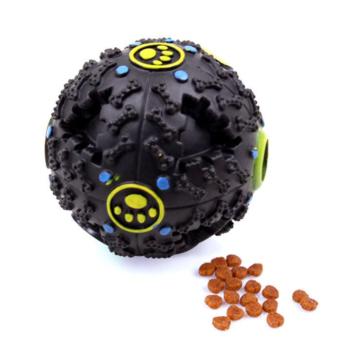 犬 おやつボール 通販 おやつ ボール オモチャ おもちゃ エサ 餌 音が鳴る 犬用おもちゃ 噛む 噛むおもちゃ デンタルケア 洗える 丸洗い 小型犬 中型犬 犬 | ブランド登録なし | 02