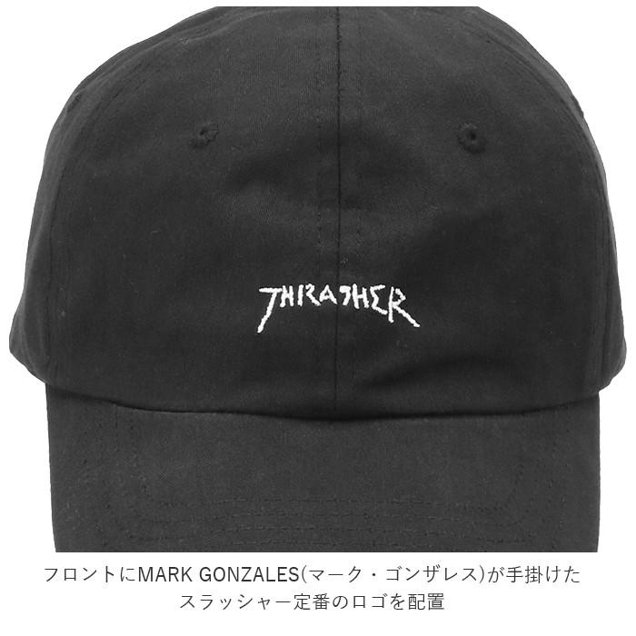 スラッシャー 通販スラッシャー キャップ メンズ レディース ブランド THRASHER ローキャップ 浅め 無地 ロゴ 刺繍 ワンポイント GONZ LOGO 帽子 スラッシャー | THRASHER | 09
