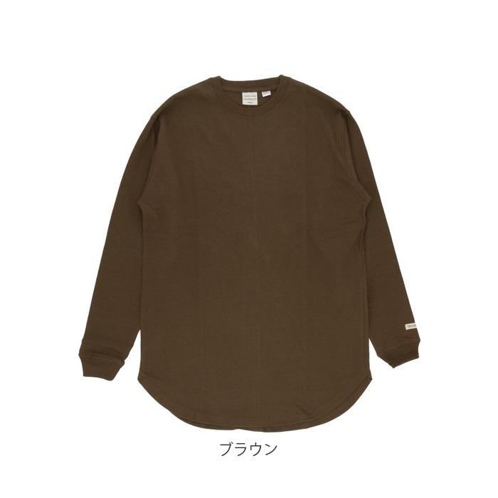 ロンt メンズ ブランド 通販 goodwear 長袖 tシャツ ロングスリーブ グッドウェア おしゃれ シンプル 無地 秋 冬 秋服 アースカラー ラウンドカット 大きめ | Goodwear | 27