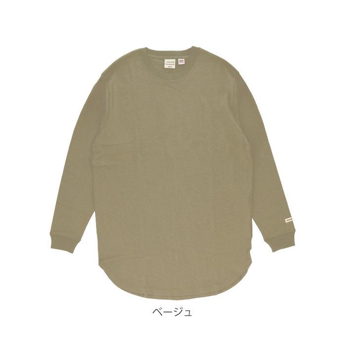 ロンt メンズ ブランド 通販 goodwear 長袖 tシャツ ロングスリーブ グッドウェア おしゃれ シンプル 無地 秋 冬 秋服 アースカラー ラウンドカット 大きめ | Goodwear | 28
