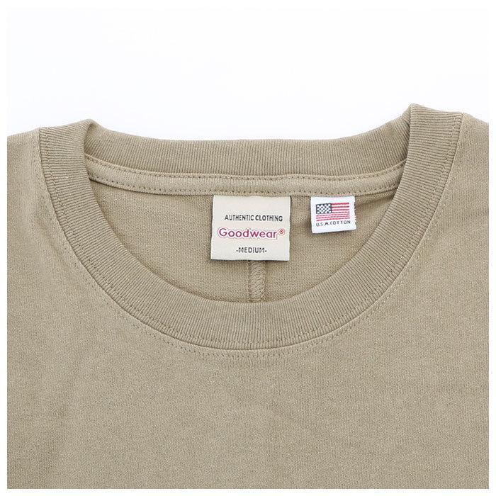 ロンt メンズ ブランド 通販 goodwear 長袖 tシャツ ロングスリーブ グッドウェア おしゃれ シンプル 無地 秋 冬 秋服 アースカラー ラウンドカット 大きめ | Goodwear | 13