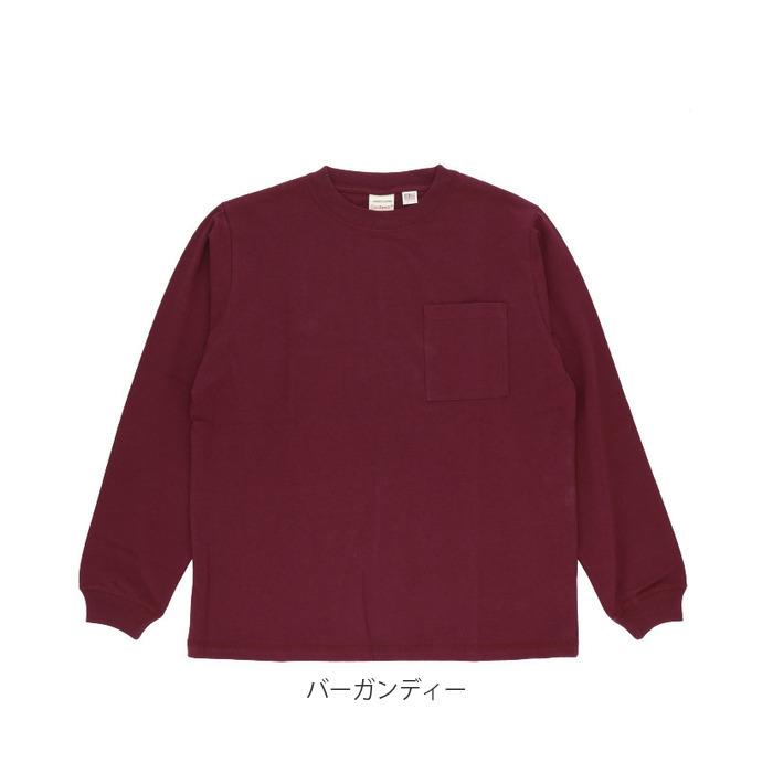 ロンt 通販ロンt メンズ ブランド goodwear 長袖 tシャツ ロングスリーブ グッドウェア おしゃれ シンプル 無地 アースカラー ポケット付き 秋 冬 秋服 | Goodwear | 22