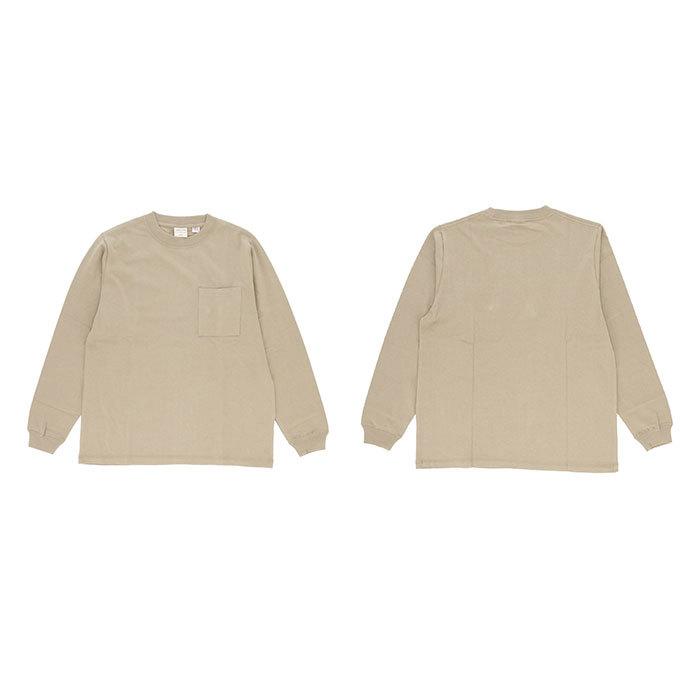 ロンt 通販ロンt メンズ ブランド goodwear 長袖 tシャツ ロングスリーブ グッドウェア おしゃれ シンプル 無地 アースカラー ポケット付き 秋 冬 秋服 | Goodwear | 16