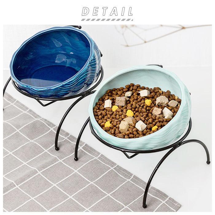 フードボウル 高さがある 通販 陶器 お皿 犬 猫 フードボール 食事台 食器 フードボウルスタンド フードスタンド 餌皿 ごはん皿 ご飯入れ イヌ フードボウル |  | 01