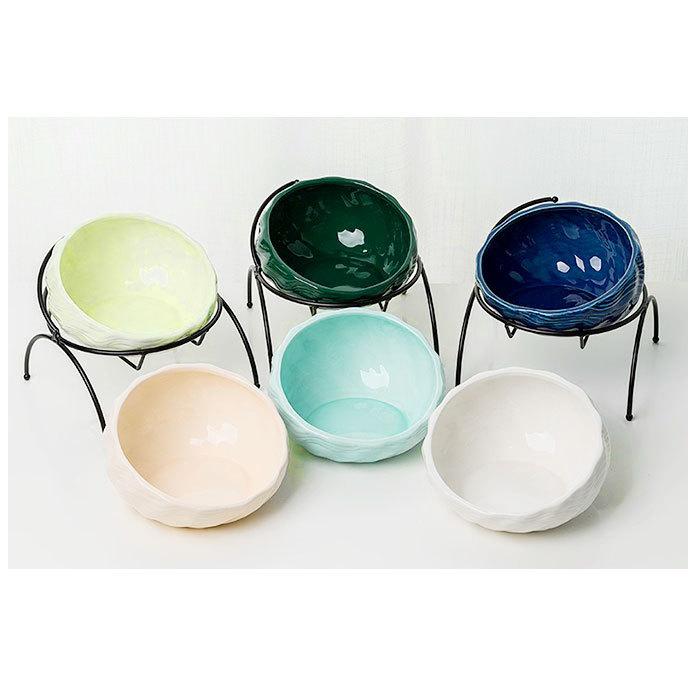 フードボウル 高さがある 通販 陶器 お皿 犬 猫 フードボール 食事台 食器 フードボウルスタンド フードスタンド 餌皿 ごはん皿 ご飯入れ イヌ フードボウル |  | 06