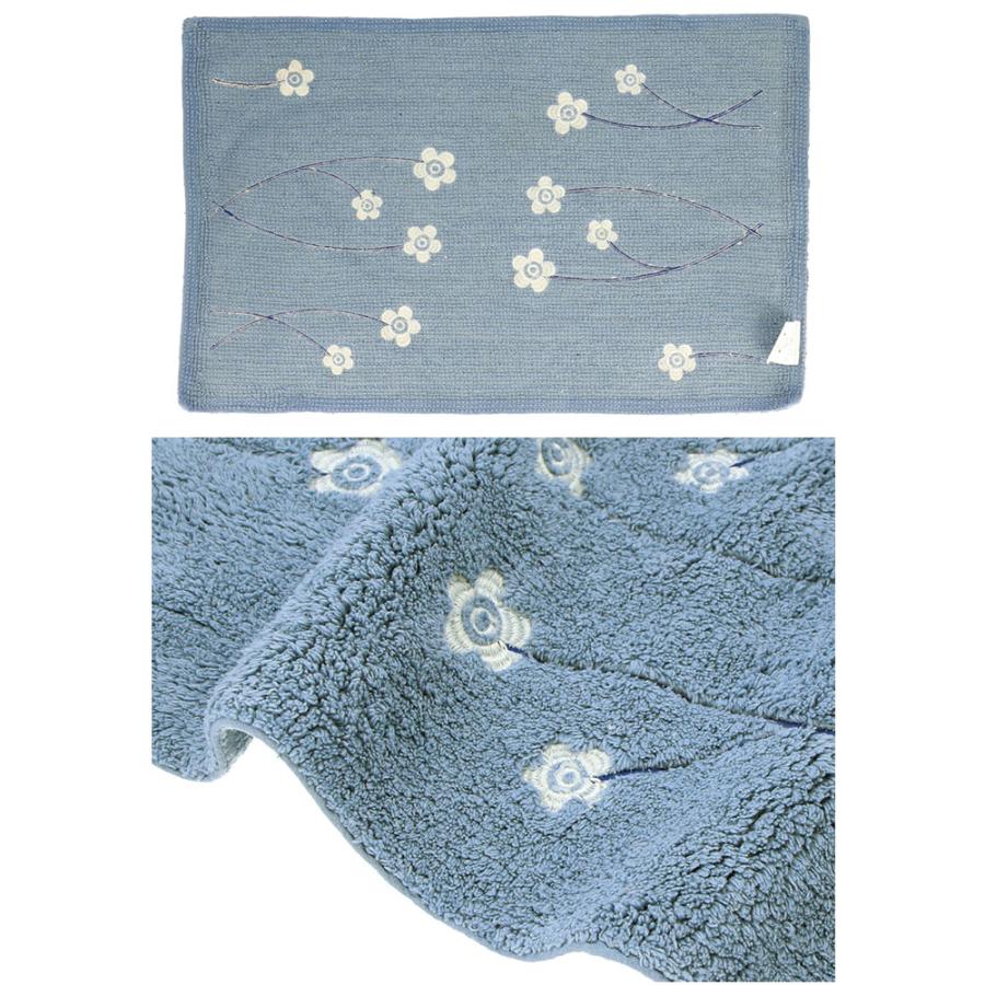 バスマット 通販バスマット コットン 足拭きマット 綿100 洗える 70cm バス用品 バスルーム おしゃれ かわいい フラワー 花柄 45×70 厚手 浴室 雑貨 バスマット | BACKYARD FAMILY | 16