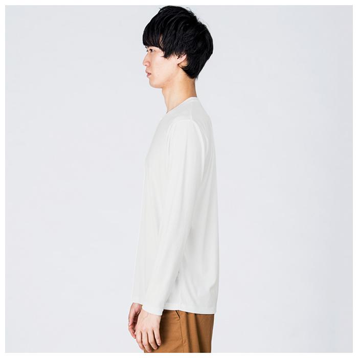 長袖tシャツ 通販長袖tシャツ メンズ 長袖Tシャツ カットソー レディース シンプル S M L LL 大きいサイズ ストレッチフィット 3.5オンス ロンT ドライ長袖Tシ | glimmer | 10