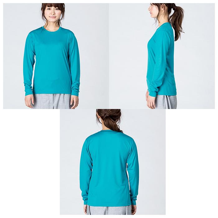 長袖tシャツ 通販長袖tシャツ メンズ 長袖Tシャツ カットソー レディース シンプル S M L LL 大きいサイズ ストレッチフィット 3.5オンス ロンT ドライ長袖Tシ | glimmer | 16