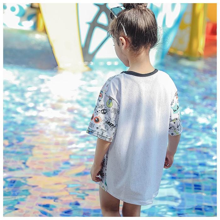 水着 女の子 セパレート 通販 キッズ kids タンキニ 子供水着 ラッシュガード ビキニ ジュニア 女子 女児 小学生 幼稚園 保育園 80 90 95 100 105 110 120 水着 | ブランド登録なし | 07