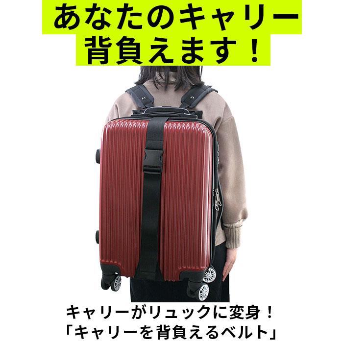 背負い ベルト バンド 通販 背負いベルト 背負いバンド キャリーを背負える 旅行 防災 防災グッズ 備え キャリーバッグ スーツケース リュックサック 背負い | BACKYARD FAMILY | 02