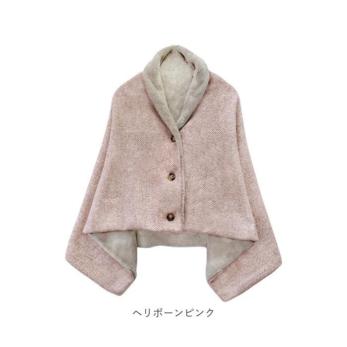 ブランケット ひざ掛け 3way 通販 145 × 80cm 膝掛け ひざかけ 暖かい おしゃれ ポンチョ風 秋冬 冬 あったかグッズ 腰巻き 大判 ブランケット | ブランド登録なし | 25