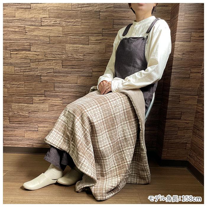 ブランケット ひざ掛け 3way 通販 145 × 80cm 膝掛け ひざかけ 暖かい おしゃれ ポンチョ風 秋冬 冬 あったかグッズ 腰巻き 大判 ブランケット | ブランド登録なし | 11
