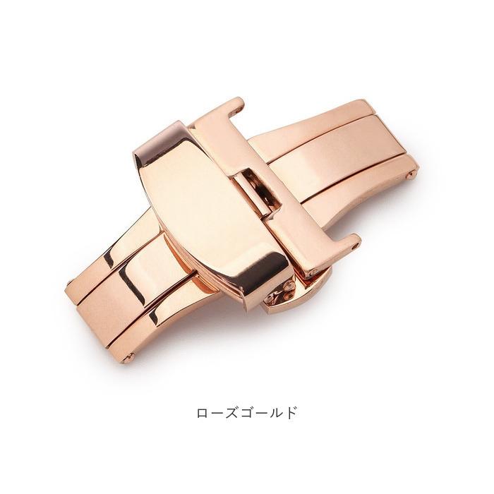 腕時計ベルト 部品 通販 プッシュ式 Ｄバックル 腕時計用バックル バックル 時計バンド 時計尾錠 時計バックル 腕時計 金具 革ベルト ステンレス 腕時計ベルト | ブランド登録なし | 14