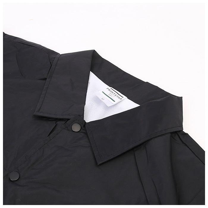 コーチジャケット メンズ 通販 レディース あたたかい 裏トリコット 保湿性 ジャケット カジュアル 無地 ユニフォーム ストリート S M L XL コーチジャケット | Printstar | 05