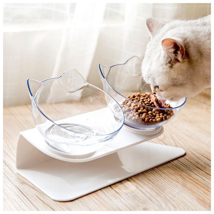ペット 食器台 ダブル 通販 フードボウル 犬 猫 フードボール 食事台 食器 フードボウルスタンド フードスタンド 高さがある 餌台 ご飯台 テーブル ペット |  | 02