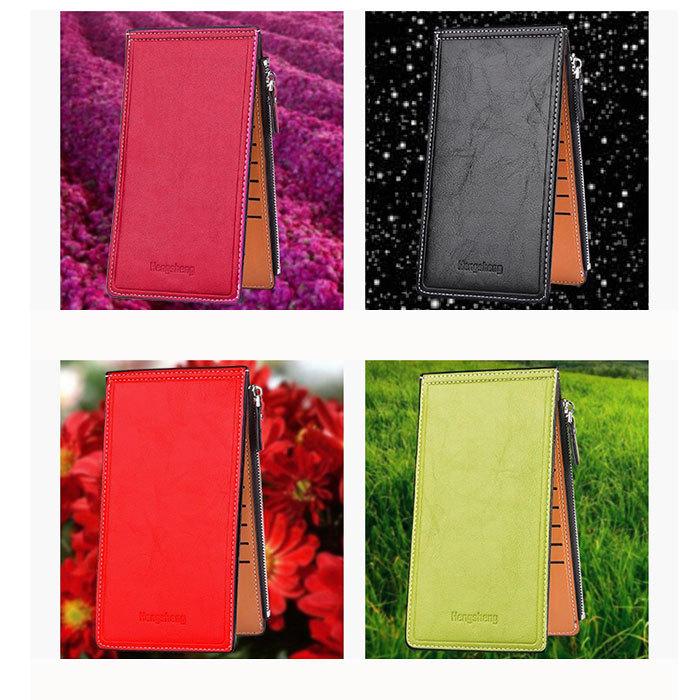 スリム カードケース 大容量 通販 ロングカードケース ロング 17枚収納 長財布 コインケース 小銭入れ 定期入れ カード 薄型 かさばらない レディース スリム | ブランド登録なし | 09